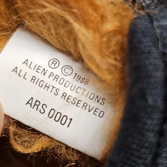 Vintage 1988 80s ALF Burger King Puppet Born to Rock Guitar Tag Plush Alien ~10" - Picture 8 of 14